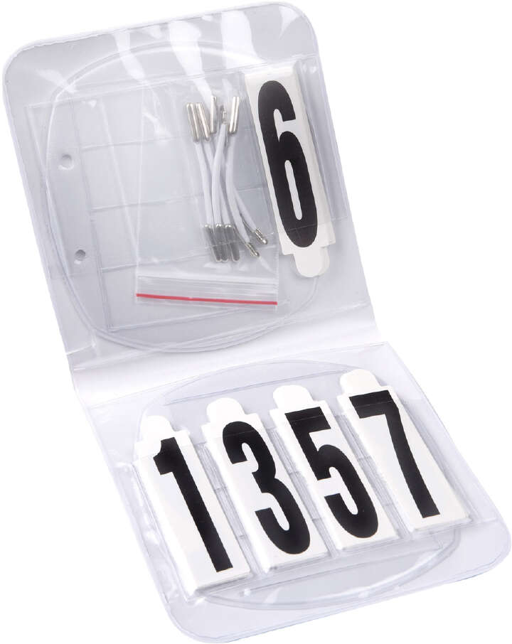 KANTRIE Kopfnummern Set oval